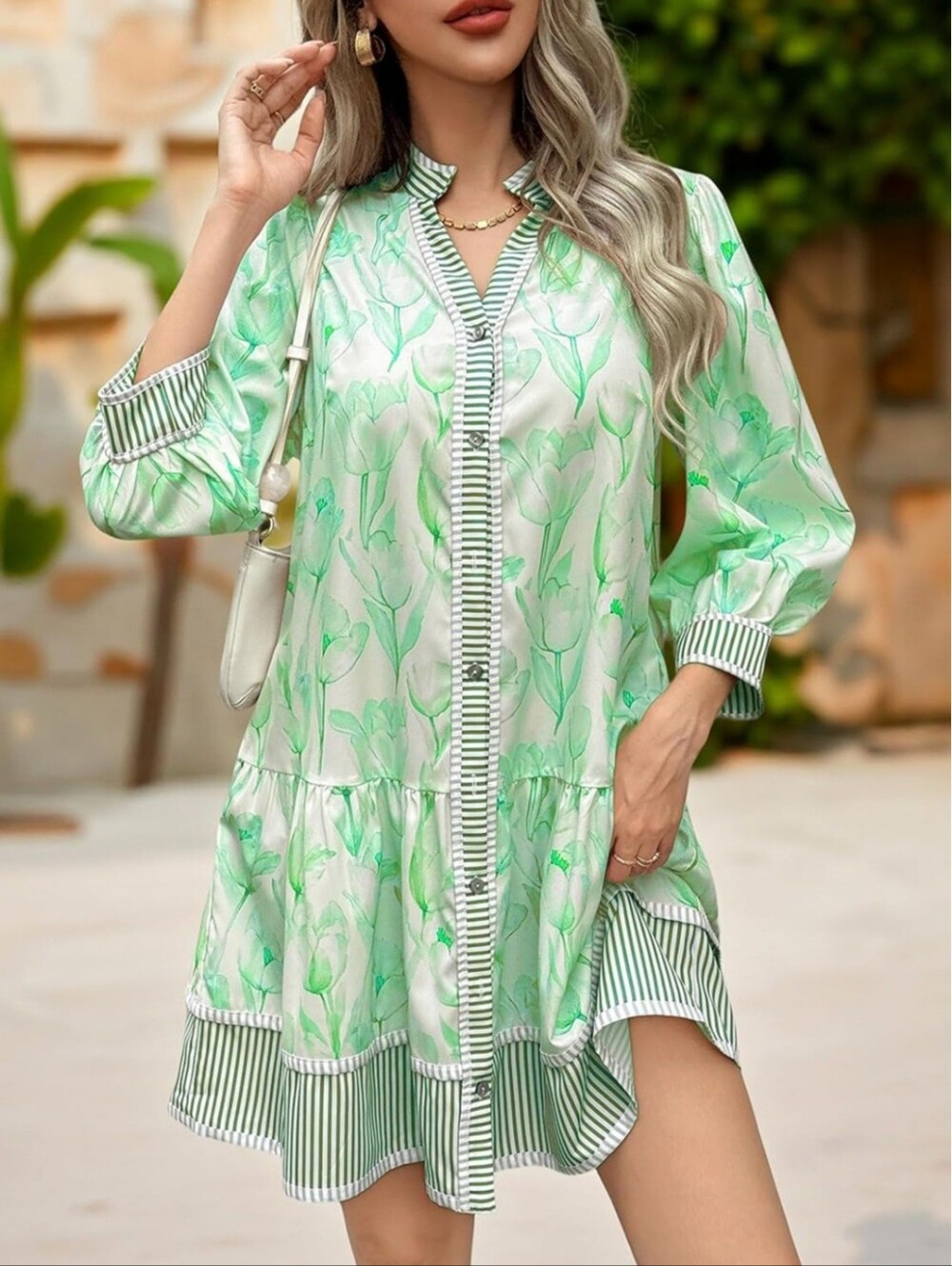 Floral Boho Mini Dress